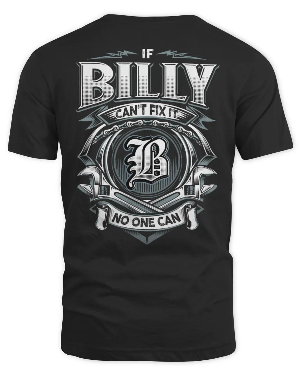 BILLY AP81-K4-626 - Personalized Ahmed Quote Apparel “If Ahmed Can't Fix It, No One Can” - Unisex Standard T-Shirt - Black