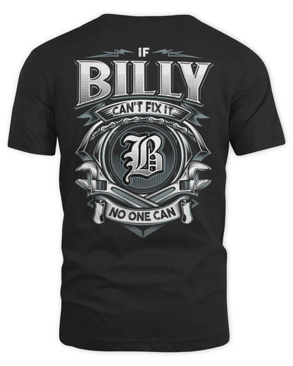 BILLY AP81-K4-626 - Personalized Ahmed Quote Apparel “If Ahmed Can't Fix It, No One Can” - Unisex Standard T-Shirt - Black
