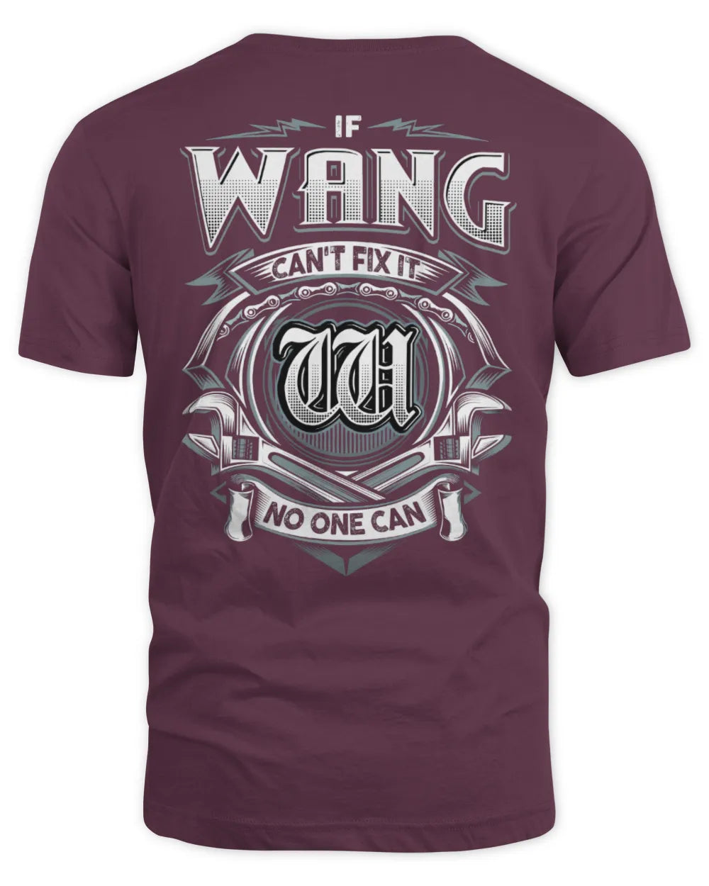 WANG AP81-K4-626 - Personalized Ahmed Quote Apparel “If Ahmed Can't Fix It, No One Can” - Unisex Standard T-Shirt - Maroon