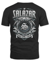 SALAZAR AP81-K4-626 - Personalized Ahmed Quote Apparel “If Ahmed Can't Fix It, No One Can” - Unisex Standard T-Shirt - Black