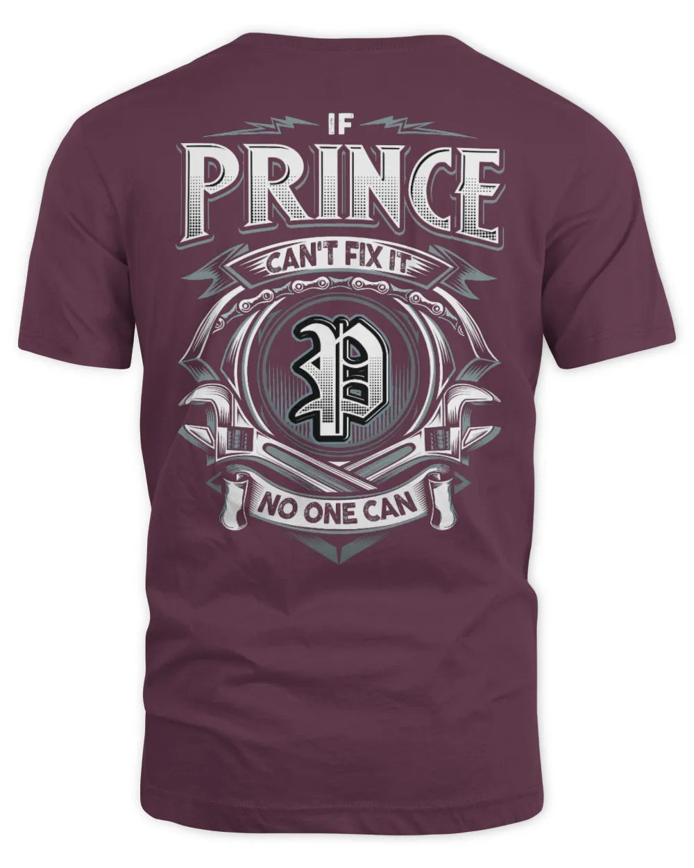 PRINCE AP81-K4-626 - Personalized Ahmed Quote Apparel “If Ahmed Can't Fix It, No One Can” - Unisex Standard T-Shirt - Maroon