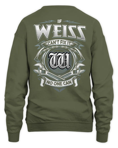 WEISS AP81-K4-626 - Personalized Ahmed Quote Apparel “If Ahmed Can't Fix It, No One Can” - Unisex Sweatshirt - Military Green