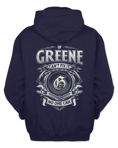 GREENE AP81-K4-626 - Personalized Ahmed Quote Apparel “If Ahmed Can't Fix It, No One Can” - Unisex Hoodie - Navy