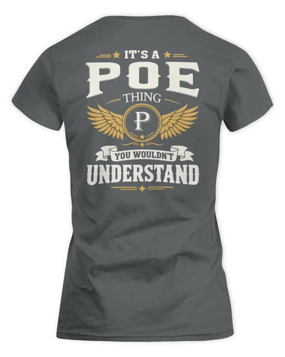 POE KT06-M008 It’s a [NAME] Thing – You Wouldn’t Understand | Personalized Vintage T-Shirt - Women's Standard T-Shirt - Charcoal