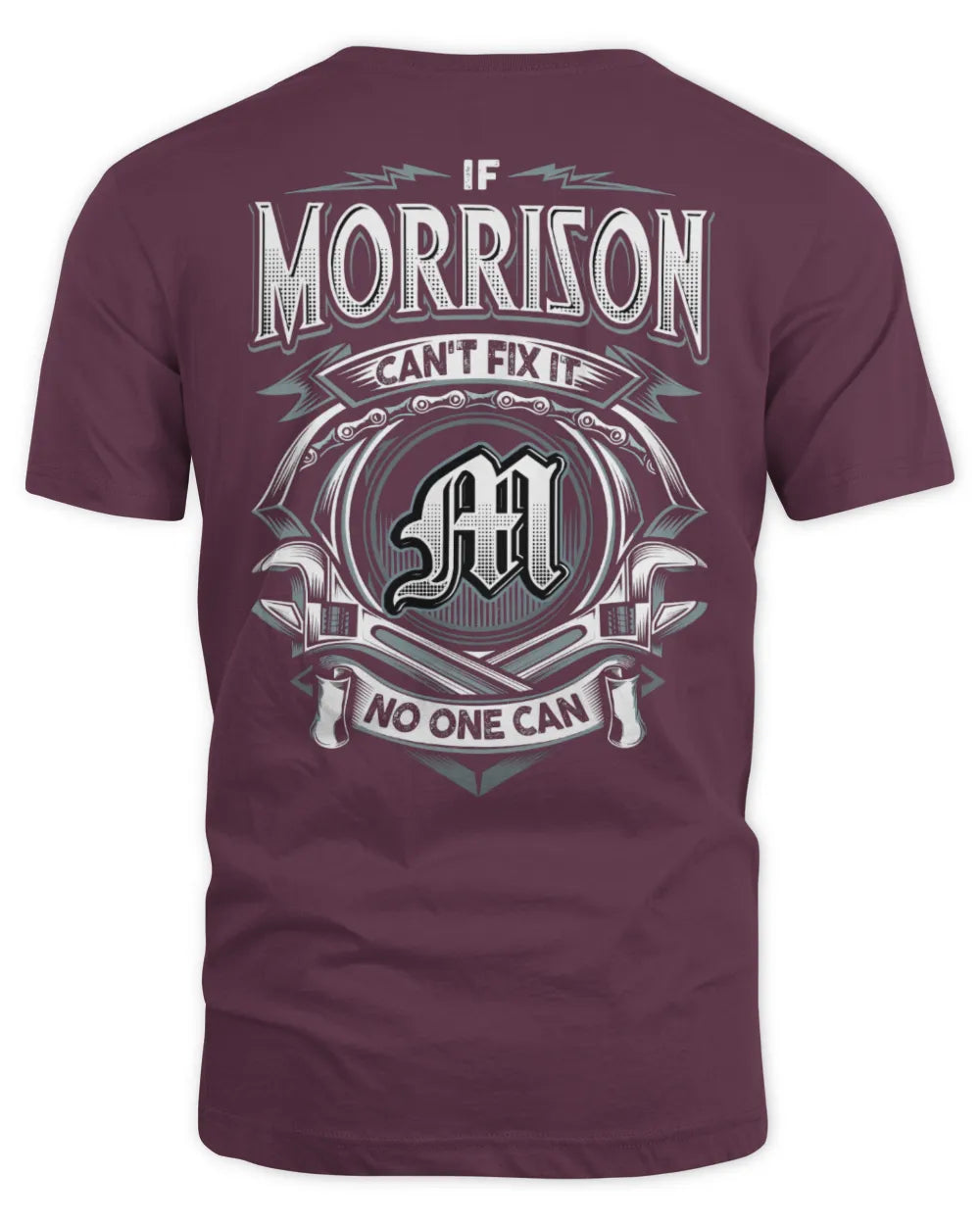 MORRISON AP81-K4-626 - Personalized Ahmed Quote Apparel “If Ahmed Can't Fix It, No One Can” - Unisex Standard T-Shirt - Maroon