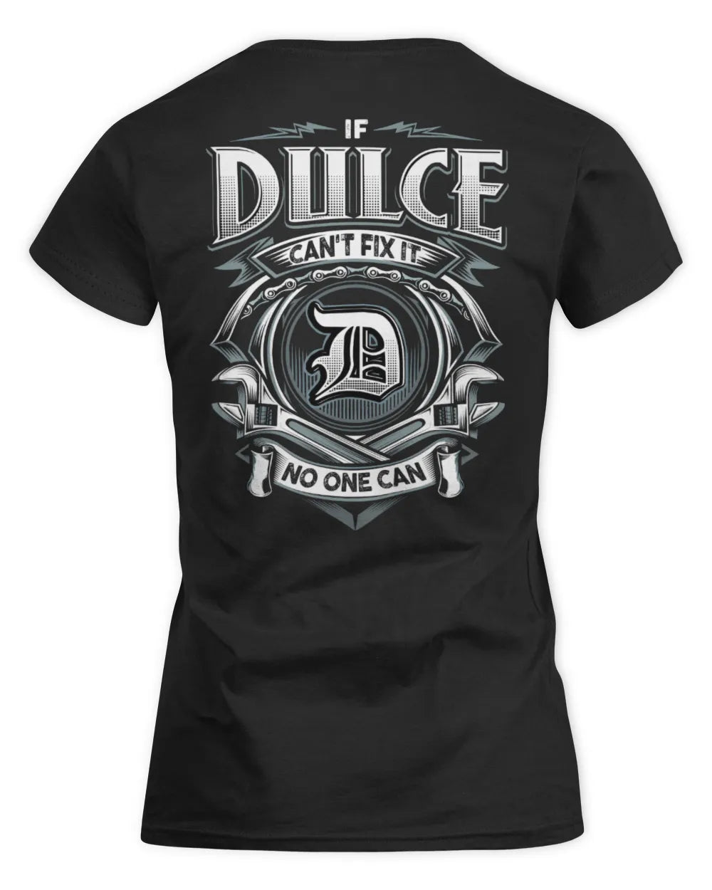DULCE AP81-K4-626 - Personalized Ahmed Quote Apparel “If Ahmed Can't Fix It, No One Can” - Women's Standard T-Shirt - Black