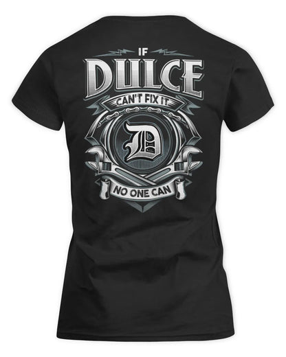 DULCE AP81-K4-626 - Personalized Ahmed Quote Apparel “If Ahmed Can't Fix It, No One Can” - Women's Standard T-Shirt - Black