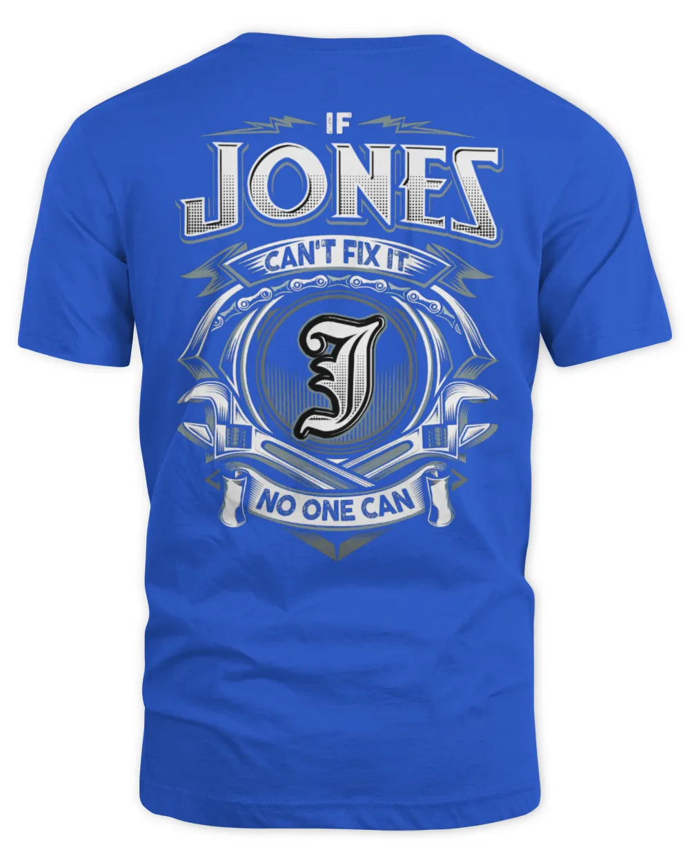 JONES AP81-K4-626 - Personalized Ahmed Quote Apparel “If Ahmed Can't Fix It, No One Can” - Unisex Standard T-Shirt - Royal