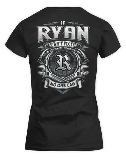 RYAN AP81-K4-626 - Personalized Ahmed Quote Apparel “If Ahmed Can't Fix It, No One Can” - Women's Standard T-Shirt - Black