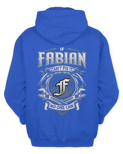 FABIAN AP81-K4-626 - Personalized Ahmed Quote Apparel “If Ahmed Can't Fix It, No One Can” - Unisex Hoodie - Royal