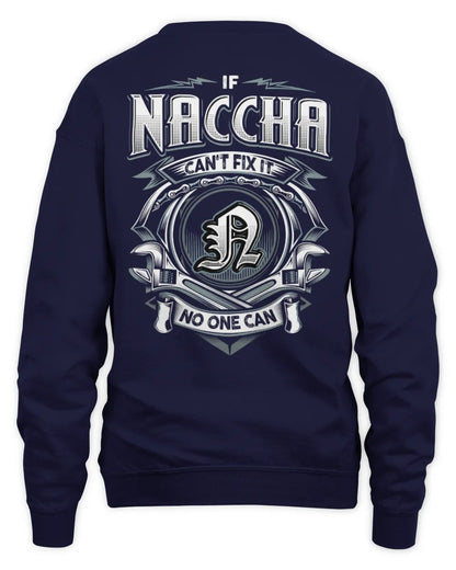 NACCHA AP81-K4-626 - Personalized Ahmed Quote Apparel “If Ahmed Can't Fix It, No One Can” - Unisex Sweatshirt - Navy
