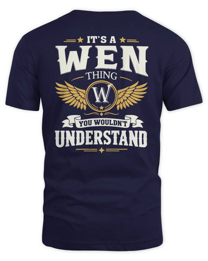 WEN KT06-M008 It’s a [NAME] Thing – You Wouldn’t Understand | Personalized Vintage T-Shirt - Unisex Standard T-Shirt - Navy