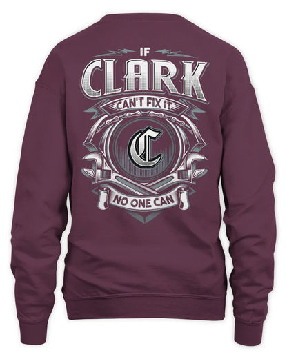 CLARK AP81-K4-626 - Personalized Ahmed Quote Apparel “If Ahmed Can't Fix It, No One Can” - Unisex Sweatshirt - Maroon