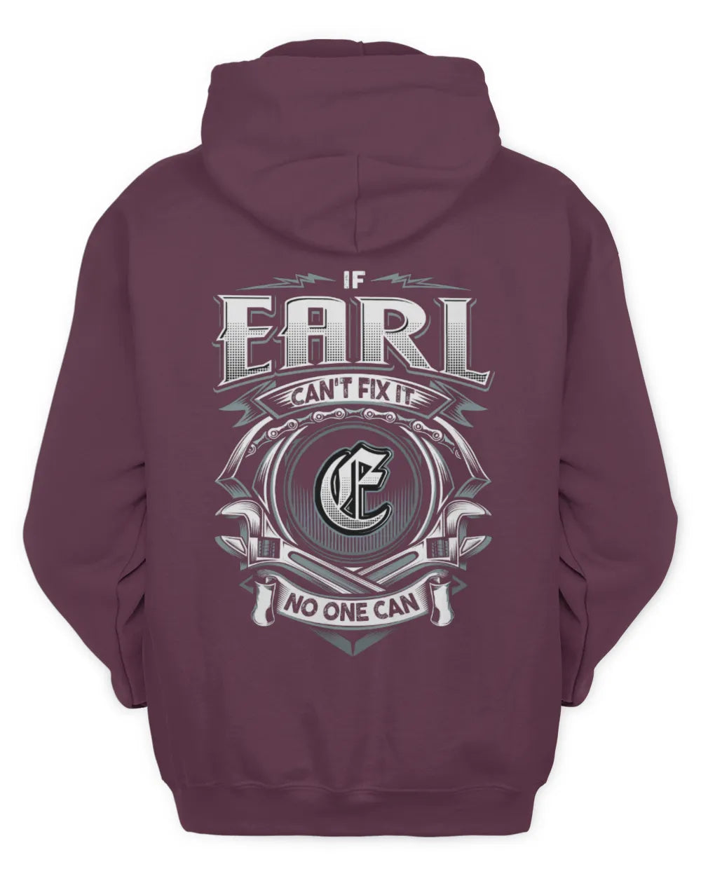 EARL AP81-K4-626 - Personalized Ahmed Quote Apparel “If Ahmed Can't Fix It, No One Can” - Unisex Hoodie - Maroon