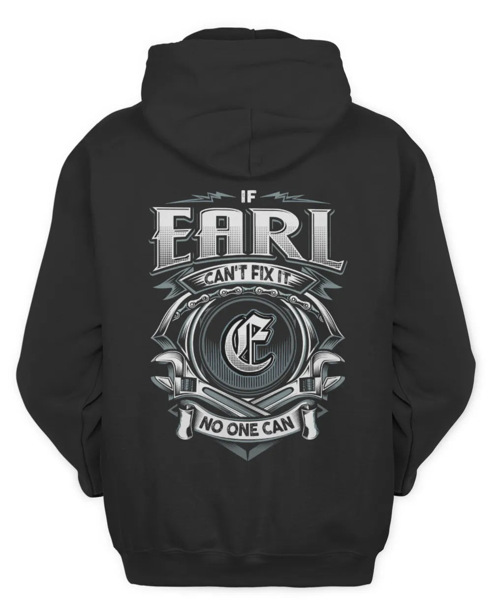EARL AP81-K4-626 - Personalized Ahmed Quote Apparel “If Ahmed Can't Fix It, No One Can” - Unisex Hoodie - Black