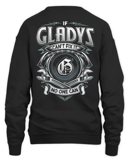 GLADYS AP81-K4-626 - Personalized Ahmed Quote Apparel “If Ahmed Can't Fix It, No One Can” - Unisex Sweatshirt - Black