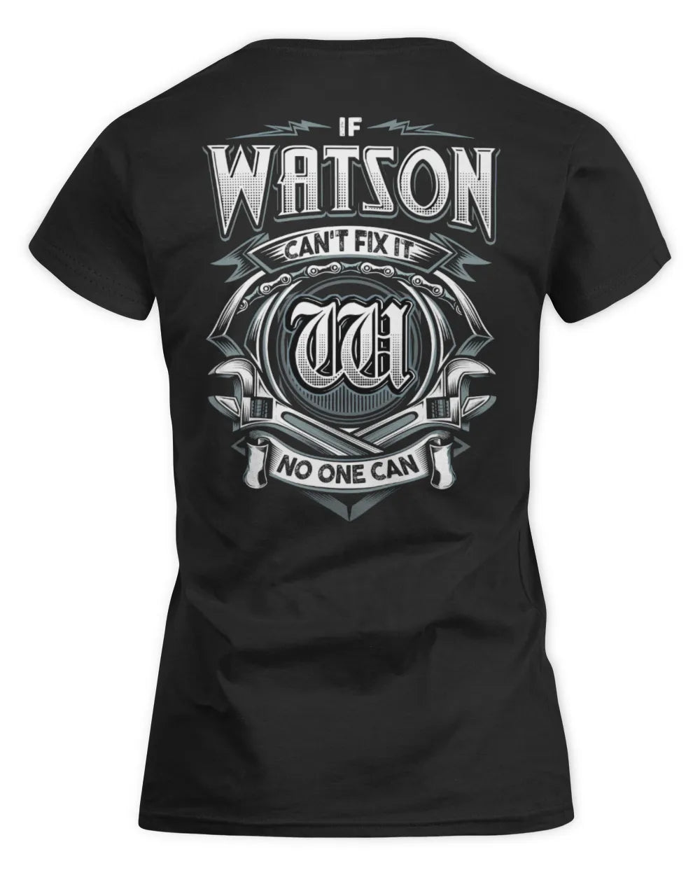 WATSON AP81-K4-626 - Personalized Ahmed Quote Apparel “If Ahmed Can't Fix It, No One Can” - Women's Standard T-Shirt - Black