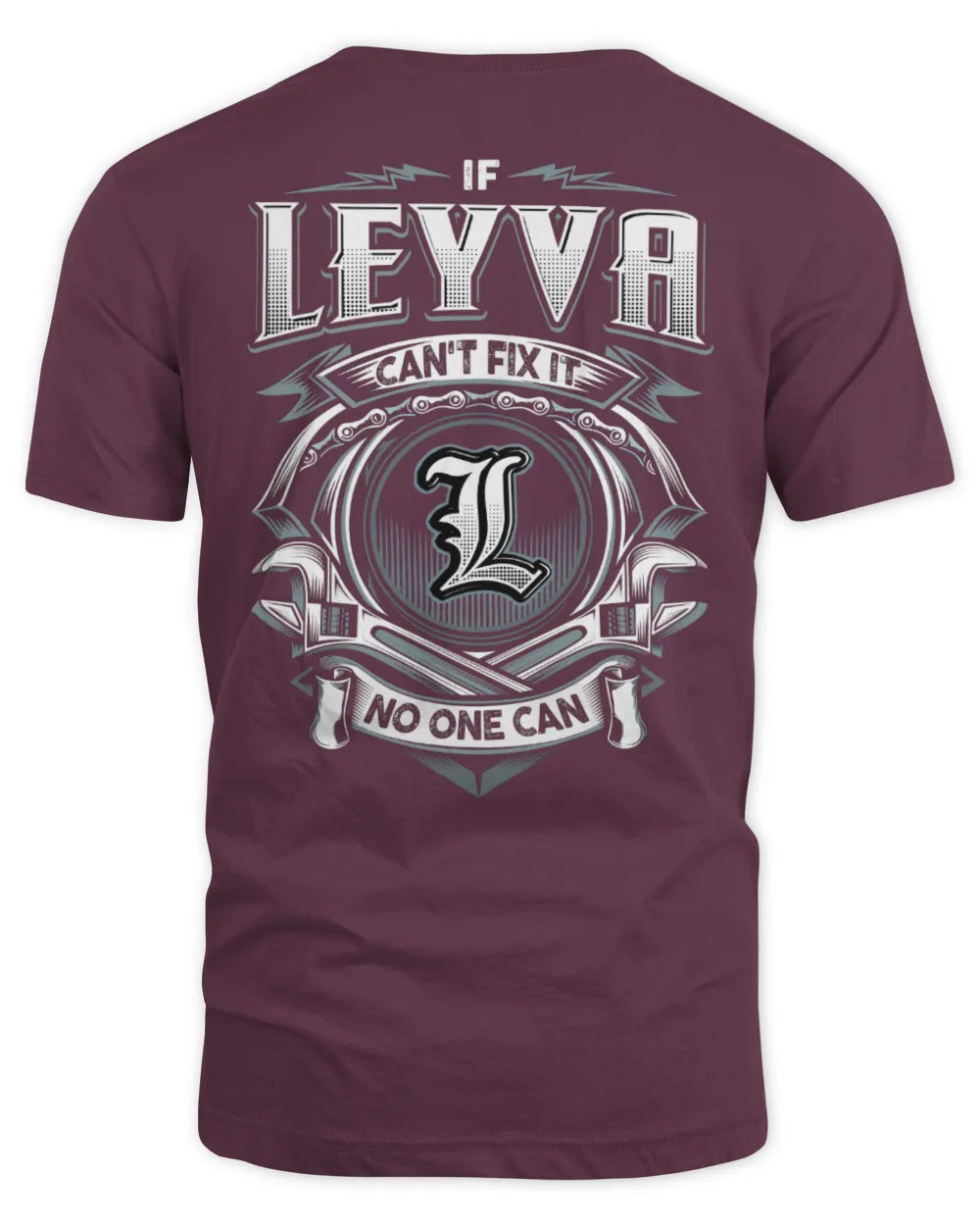 LEYVA AP81-K4-626 - Personalized Ahmed Quote Apparel “If Ahmed Can't Fix It, No One Can” - Unisex Standard T-Shirt - Maroon