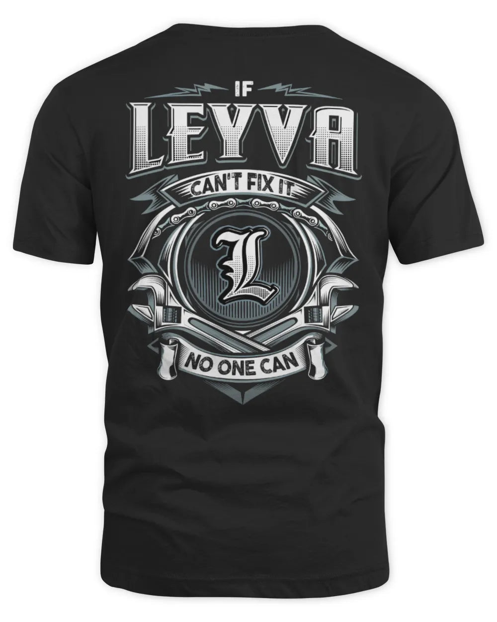 LEYVA AP81-K4-626 - Personalized Ahmed Quote Apparel “If Ahmed Can't Fix It, No One Can” - Unisex Standard T-Shirt - Black