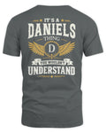 DANIELS KT06-M008 It’s a [NAME] Thing – You Wouldn’t Understand | Personalized Vintage T-Shirt - Unisex Standard T-Shirt - Charcoal