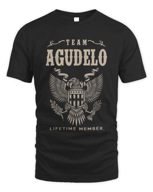 AGUDELO TP06-K82 – Personalized Classic Style Apparel “Team NAME Lifetime Member”