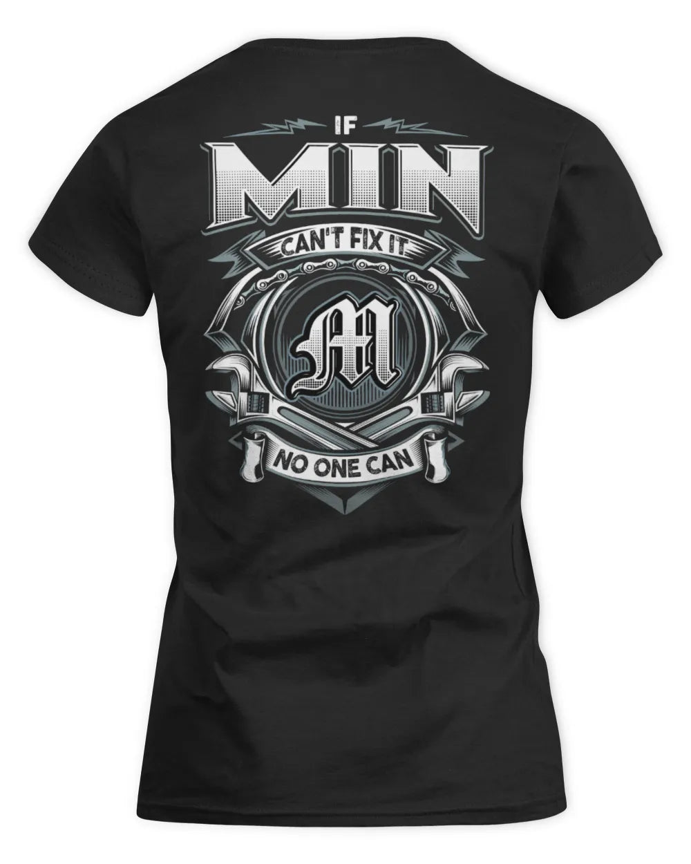 MIN AP81-K4-626 - Personalized Ahmed Quote Apparel “If Ahmed Can't Fix It, No One Can” - Women's Standard T-Shirt - Black