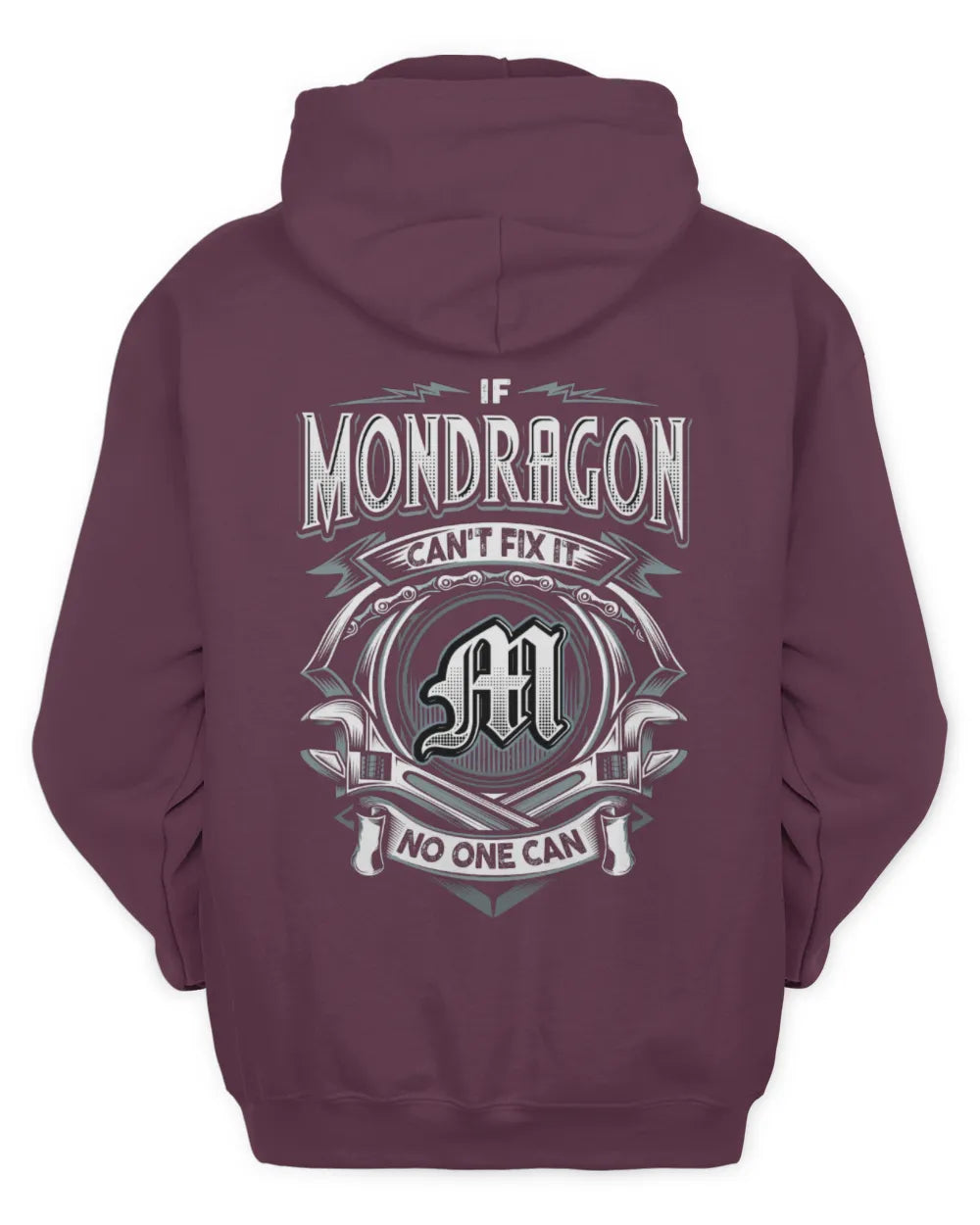 MONDRAGON AP81-K4-626 - Personalized Ahmed Quote Apparel “If Ahmed Can't Fix It, No One Can” - Unisex Hoodie - Maroon