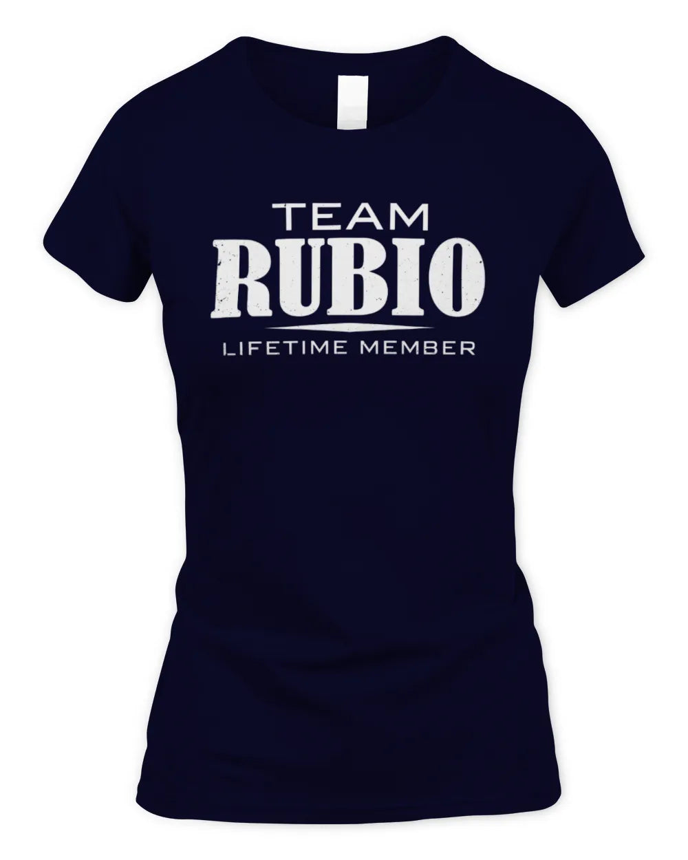 RUBIO BL62-K4-128 - Personalized “Team NAME Lifetime Member” - Women's Standard T-Shirt - Navy