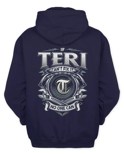 TERI AP81-K4-626 - Personalized Ahmed Quote Apparel “If Ahmed Can't Fix It, No One Can” - Unisex Hoodie - Navy