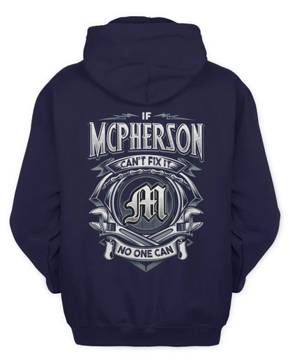 MCPHERSON AP81-K4-626 - Personalized Ahmed Quote Apparel “If Ahmed Can't Fix It, No One Can” - Unisex Hoodie - Navy