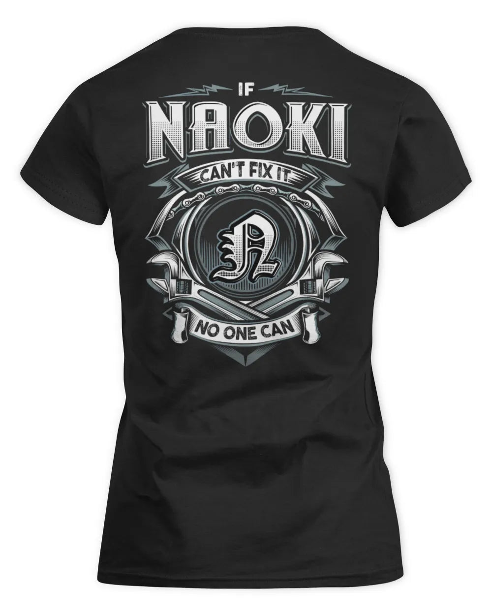 NAOKI AP81-K4-626 - Personalized Ahmed Quote Apparel “If Ahmed Can't Fix It, No One Can” - Women's Standard T-Shirt - Black