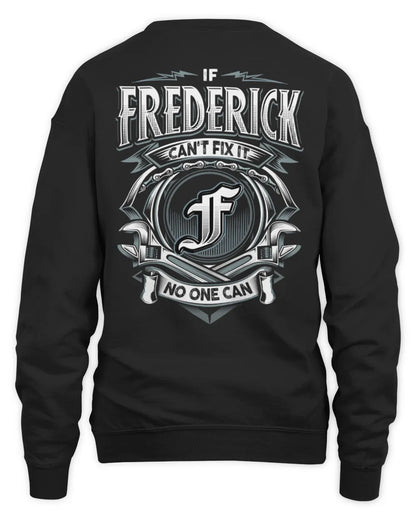FREDERICK AP81-K4-626 - Personalized Ahmed Quote Apparel “If Ahmed Can't Fix It, No One Can” - Unisex Sweatshirt - Black