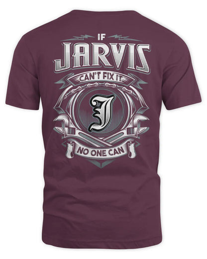 JARVIS AP81-K4-626 - Personalized Ahmed Quote Apparel “If Ahmed Can't Fix It, No One Can” - Unisex Standard T-Shirt - Maroon