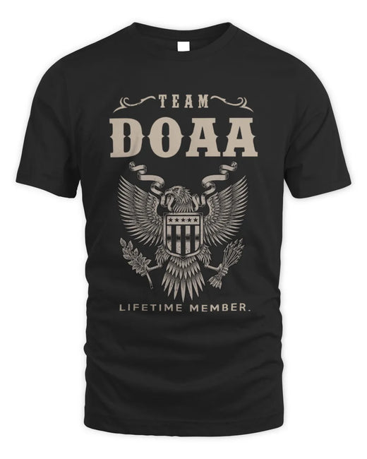 DOAA TP06-K82 – Personalized Classic Style Apparel “Team NAME Lifetime Member”