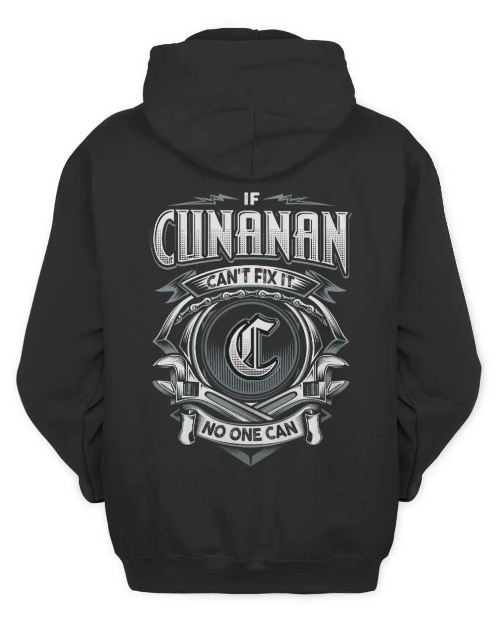 CUNANAN AP81-K4-626 - Personalized Ahmed Quote Apparel “If Ahmed Can't Fix It, No One Can” - Unisex Hoodie - Black
