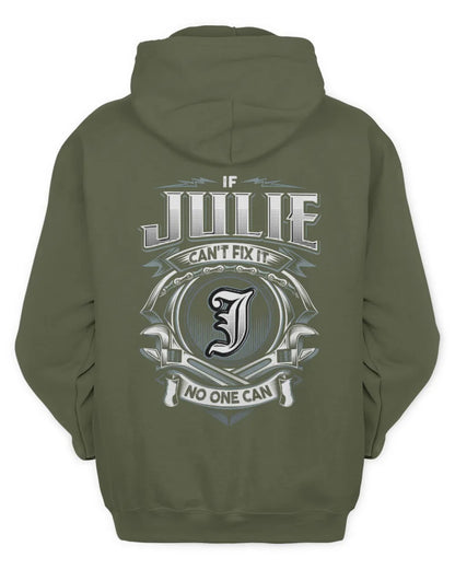 JULIE AP81-K4-626 - Personalized Ahmed Quote Apparel “If Ahmed Can't Fix It, No One Can” - Unisex Hoodie - Military Green