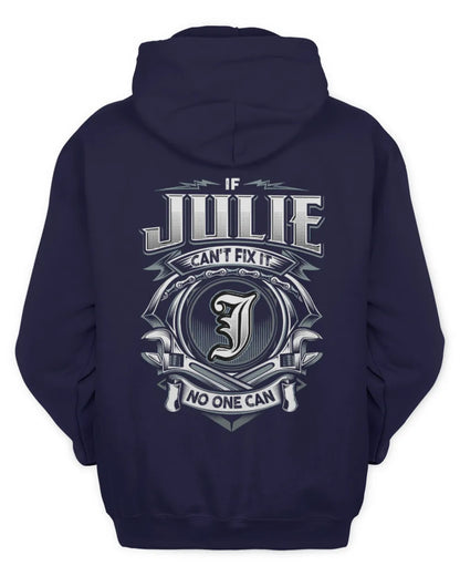 JULIE AP81-K4-626 - Personalized Ahmed Quote Apparel “If Ahmed Can't Fix It, No One Can” - Unisex Hoodie - Navy