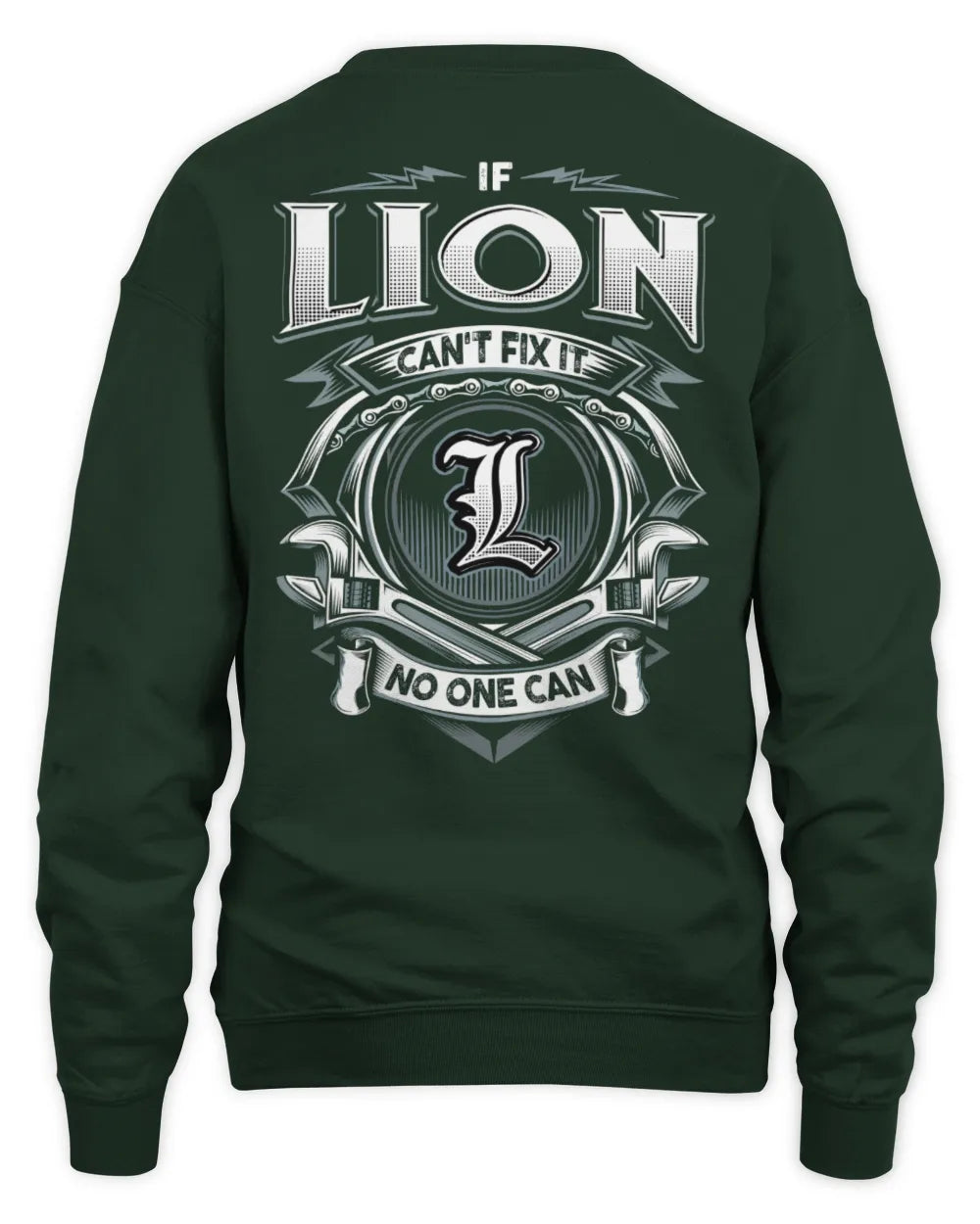 LION AP81-K4-626 - Personalized Ahmed Quote Apparel “If Ahmed Can't Fix It, No One Can” - Unisex Sweatshirt - Forest Green