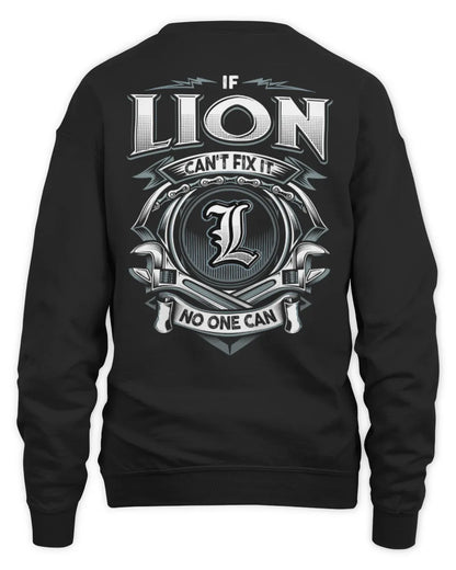 LION AP81-K4-626 - Personalized Ahmed Quote Apparel “If Ahmed Can't Fix It, No One Can” - Unisex Sweatshirt - Black