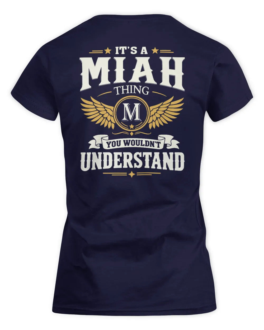 MIAH KT06-M008 It’s a [NAME] Thing – You Wouldn’t Understand | Personalized Vintage T-Shirt - Women's Standard T-Shirt - Navy