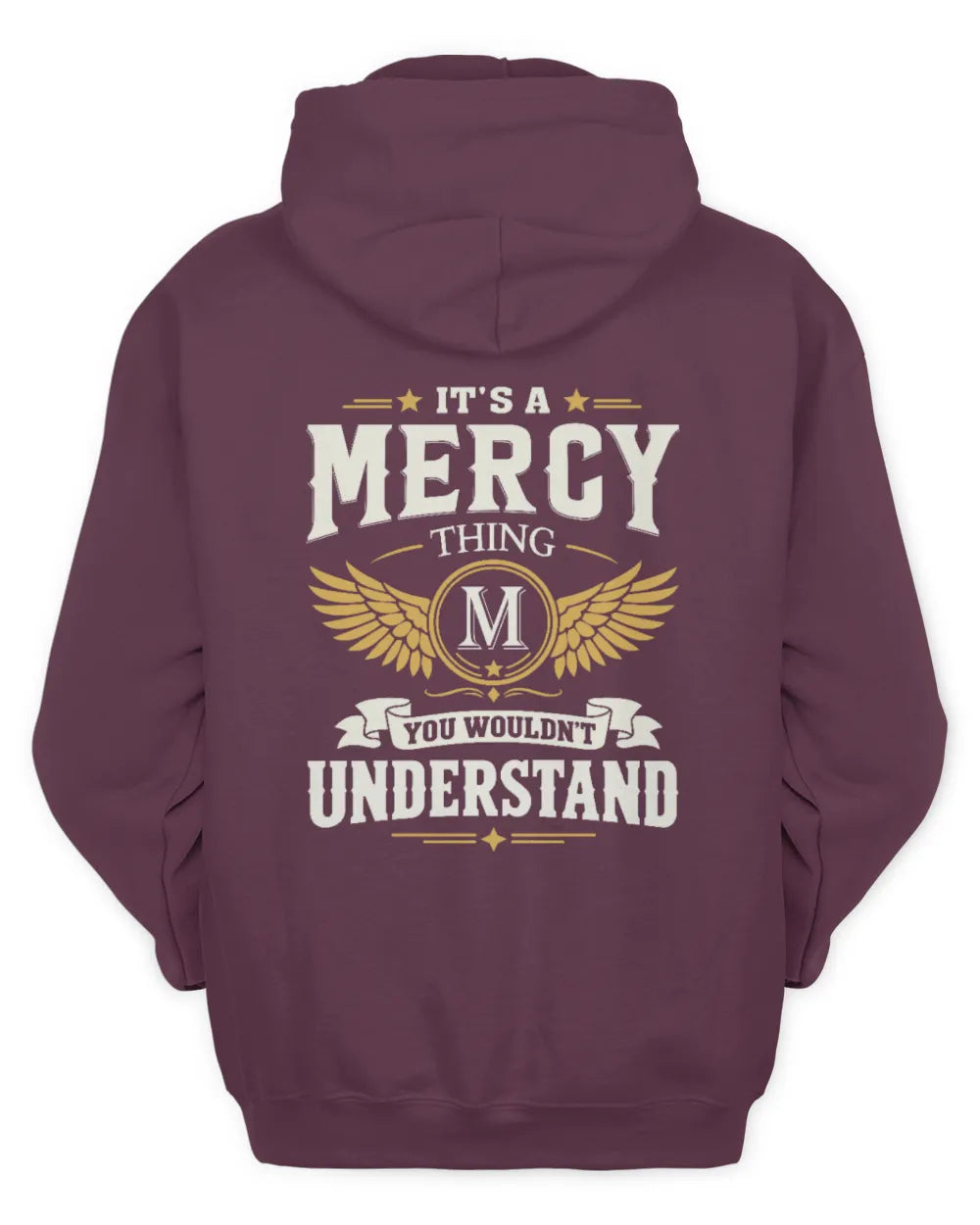 MERCY KT06-M008 It’s a [NAME] Thing – You Wouldn’t Understand | Personalized Vintage T-Shirt - Unisex Hoodie - Maroon