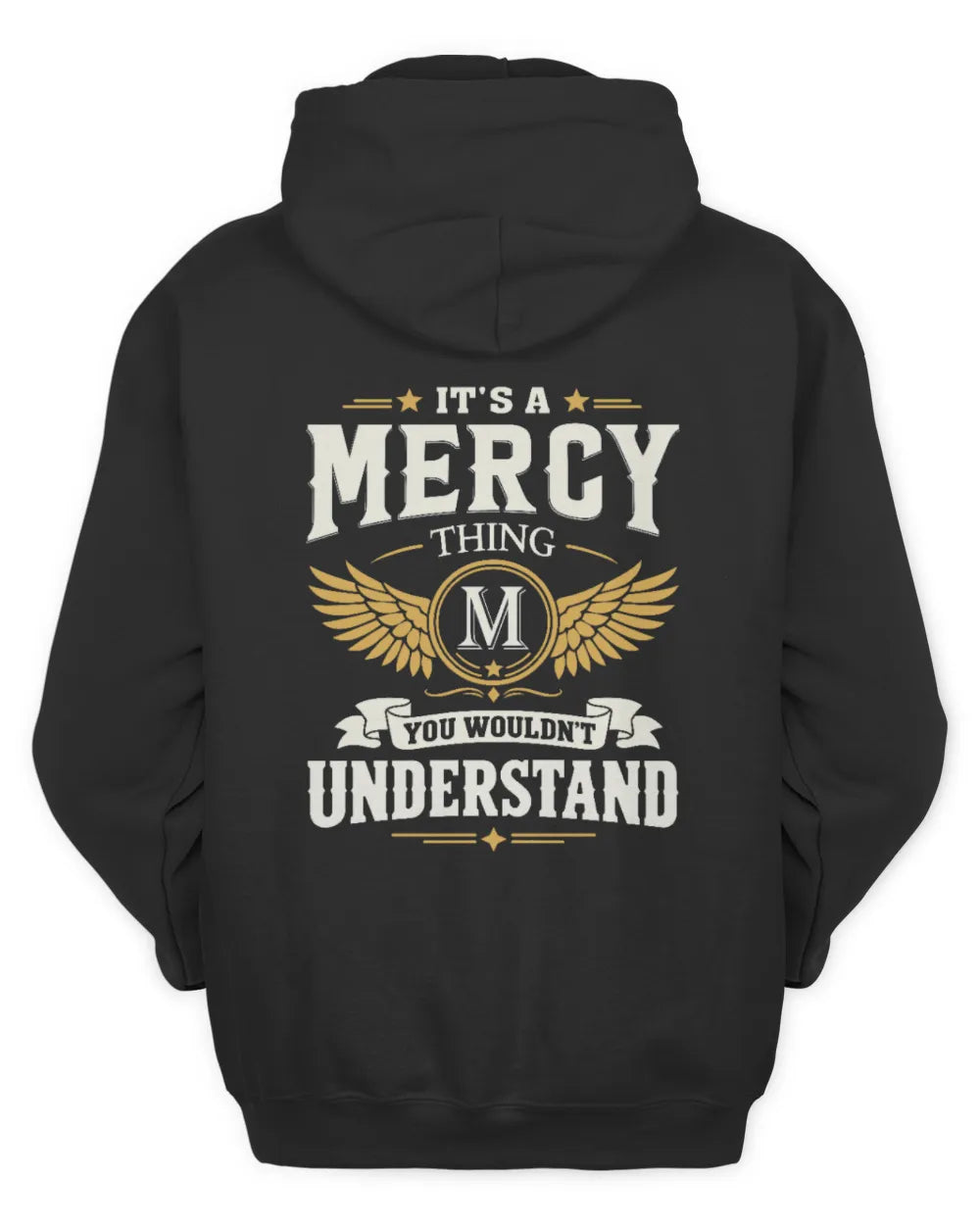 MERCY KT06-M008 It’s a [NAME] Thing – You Wouldn’t Understand | Personalized Vintage T-Shirt - Unisex Hoodie - Black