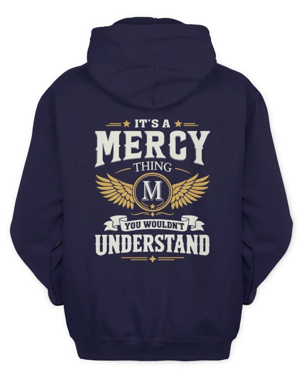 MERCY KT06-M008 It’s a [NAME] Thing – You Wouldn’t Understand | Personalized Vintage T-Shirt - Unisex Hoodie - Navy