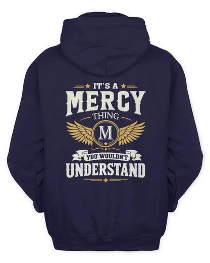 MERCY KT06-M008 It’s a [NAME] Thing – You Wouldn’t Understand | Personalized Vintage T-Shirt - Unisex Hoodie - Navy