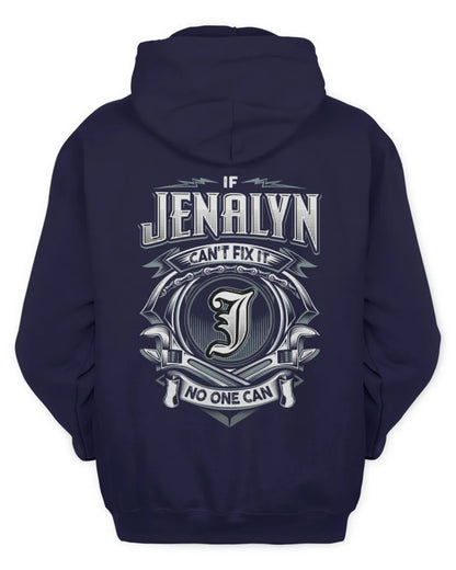 JENALYN AP81-K4-626 - Personalized Ahmed Quote Apparel “If Ahmed Can't Fix It, No One Can” - Unisex Hoodie - Navy