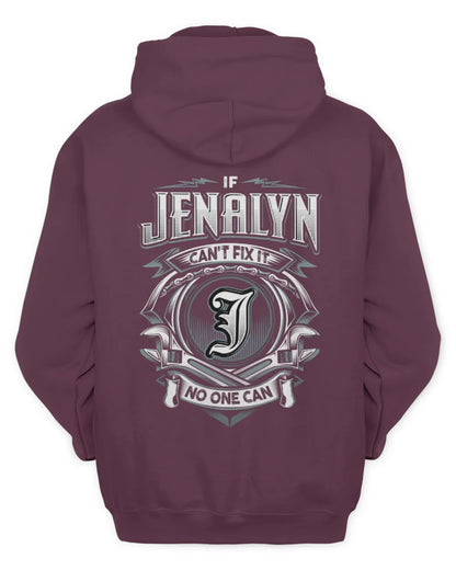 JENALYN AP81-K4-626 - Personalized Ahmed Quote Apparel “If Ahmed Can't Fix It, No One Can” - Unisex Hoodie - Maroon