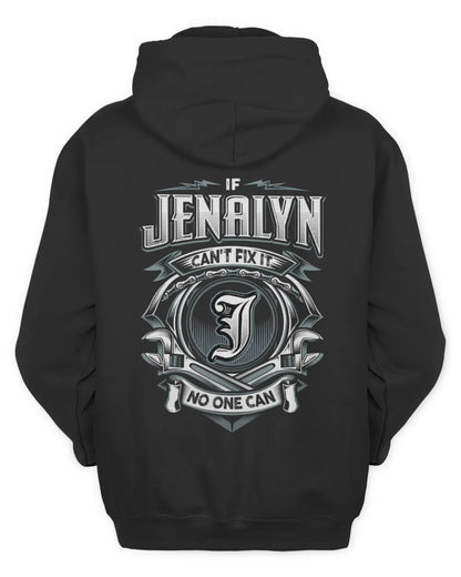 JENALYN AP81-K4-626 - Personalized Ahmed Quote Apparel “If Ahmed Can't Fix It, No One Can” - Unisex Hoodie - Black