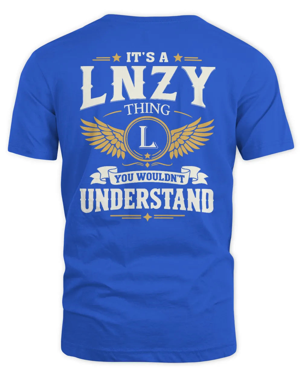 LNZY KT06-M008 It’s a [NAME] Thing – You Wouldn’t Understand | Personalized Vintage T-Shirt - Unisex Standard T-Shirt - Royal