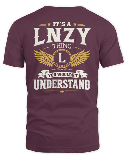 LNZY KT06-M008 It’s a [NAME] Thing – You Wouldn’t Understand | Personalized Vintage T-Shirt - Unisex Standard T-Shirt - Maroon