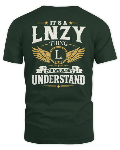 LNZY KT06-M008 It’s a [NAME] Thing – You Wouldn’t Understand | Personalized Vintage T-Shirt - Unisex Standard T-Shirt - Forest Green